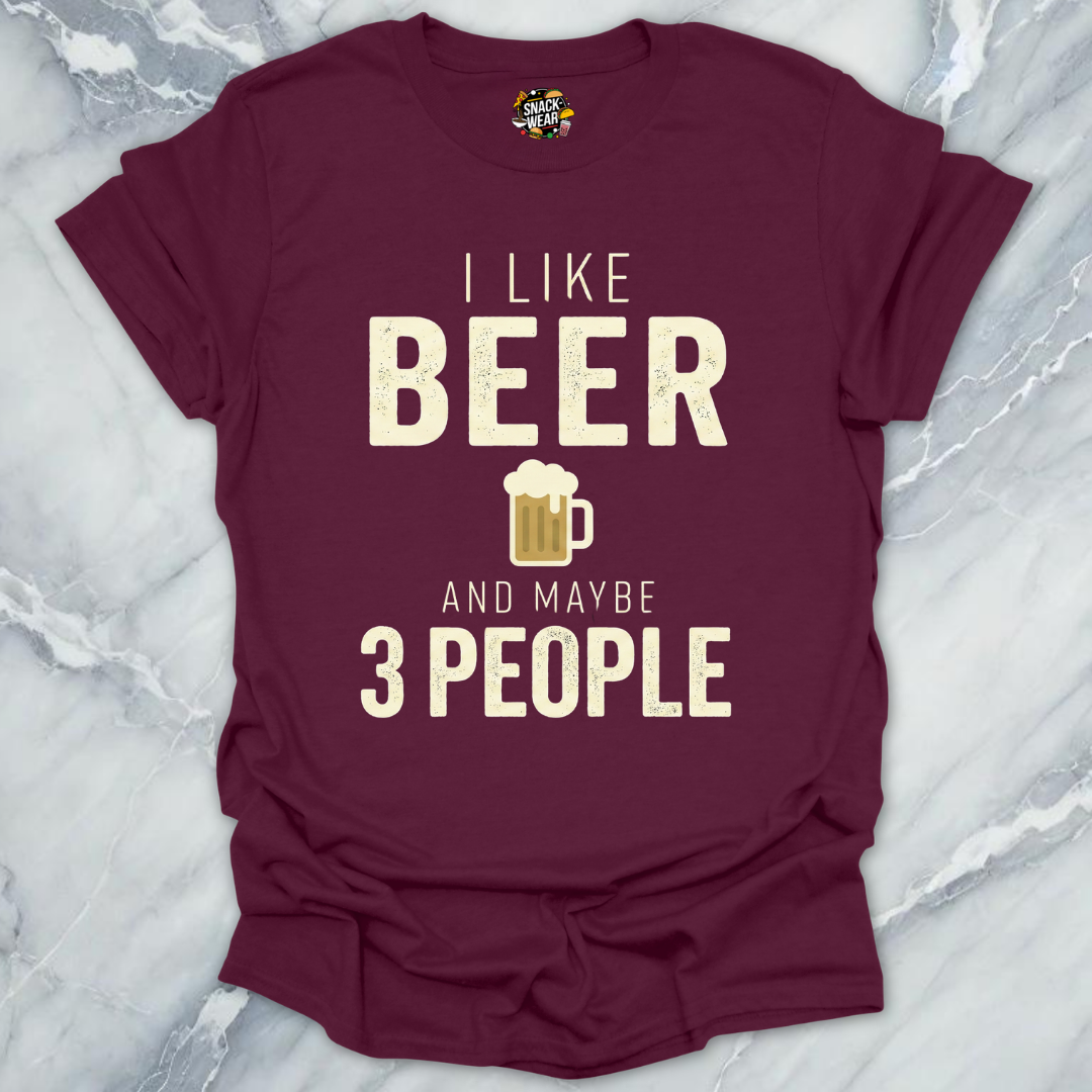 Beer And 3 People T-Shirt