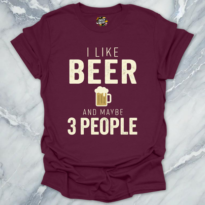 Beer And 3 People T-Shirt