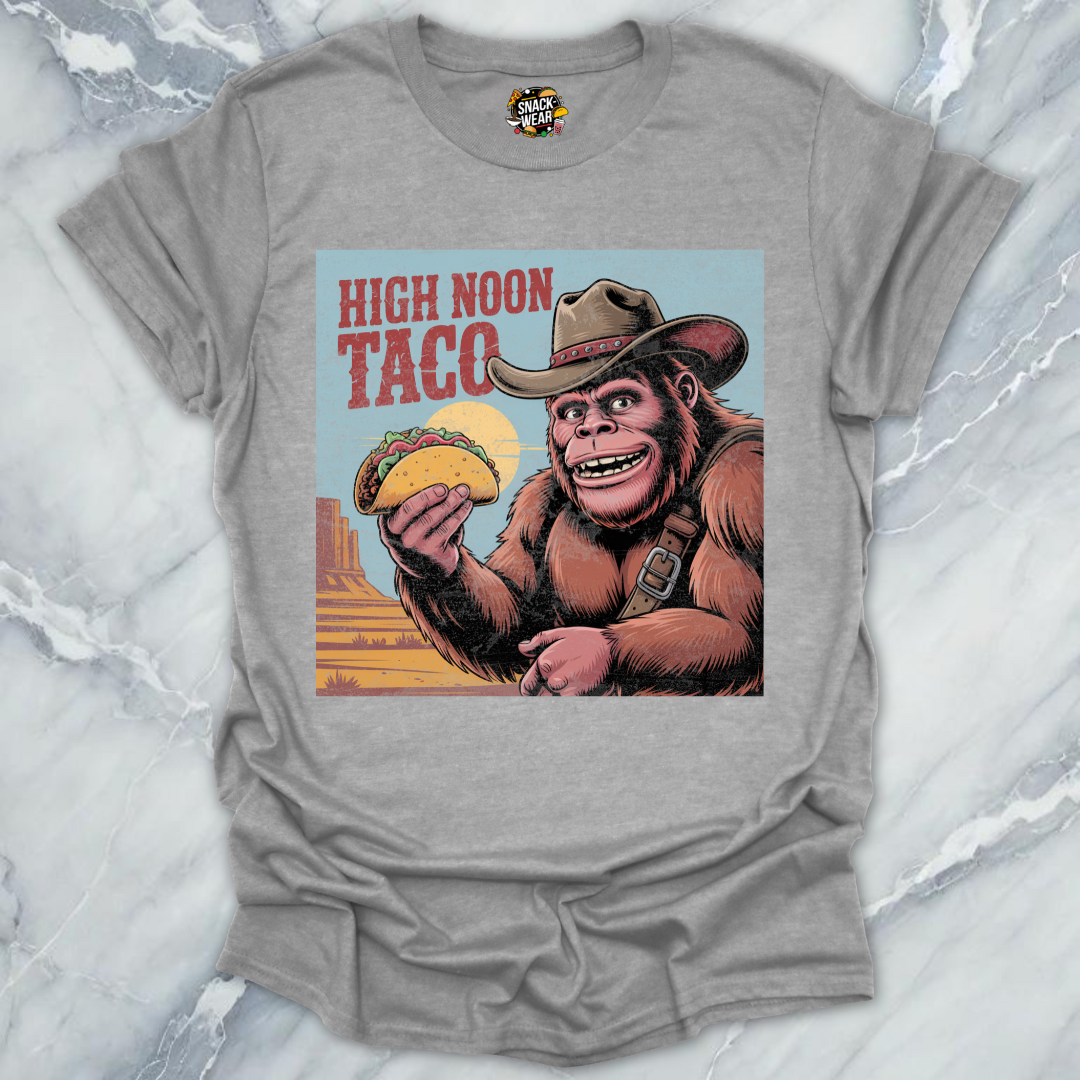 High Noon Taco – Vintage Cowboy Gorilla T-Shirt