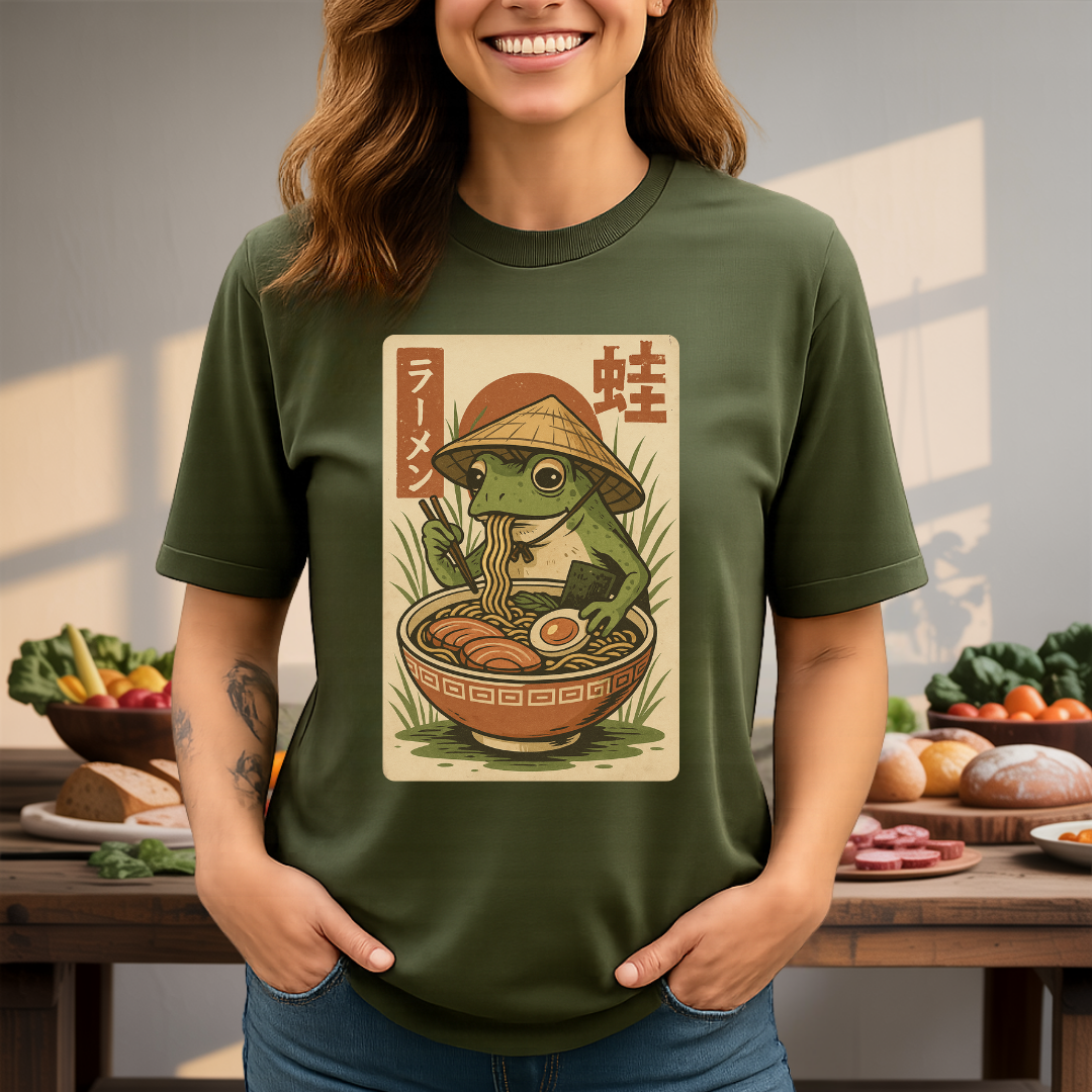Ramen Farmer Frog T-Shirt