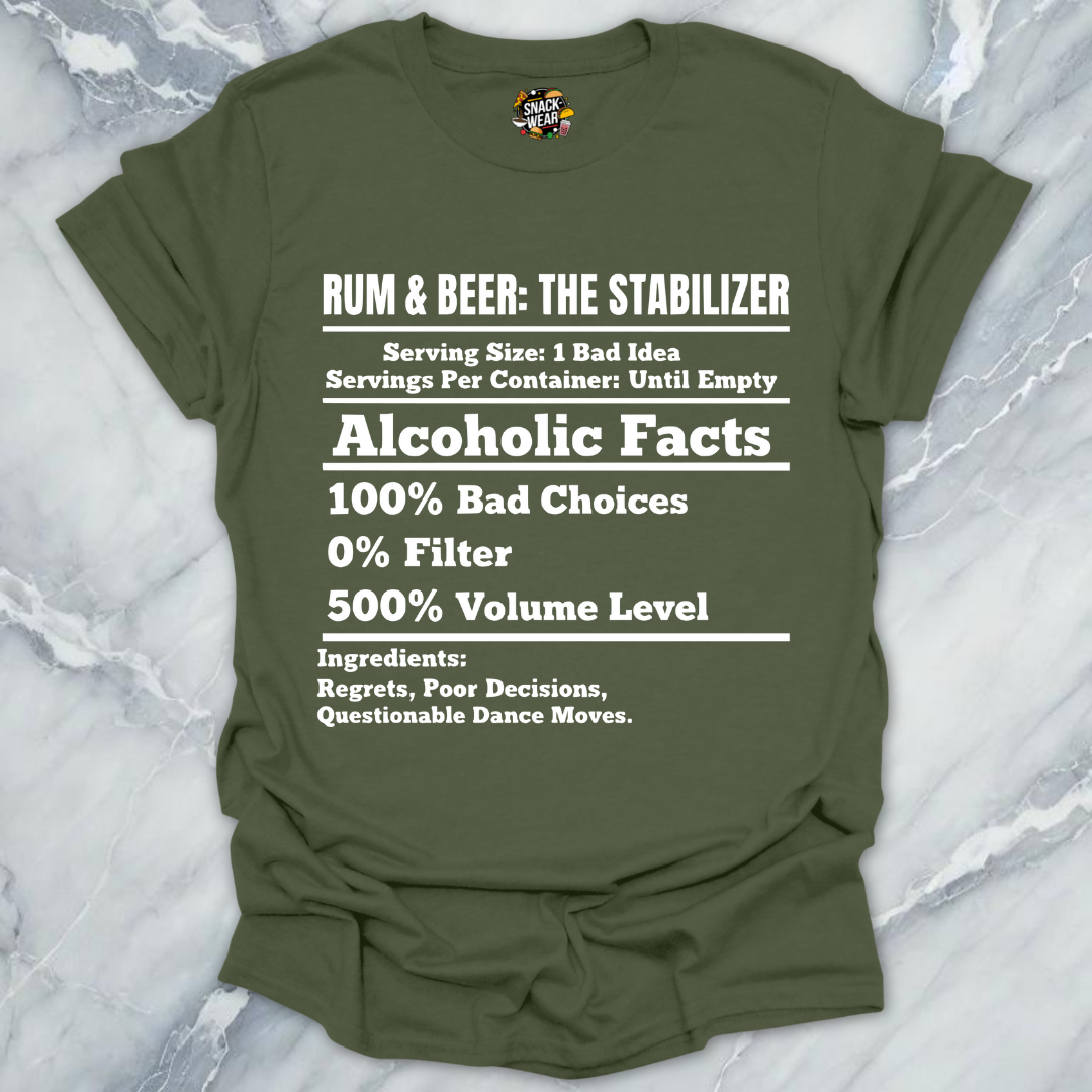 Rum & Beer Stabilizer T-Shirt