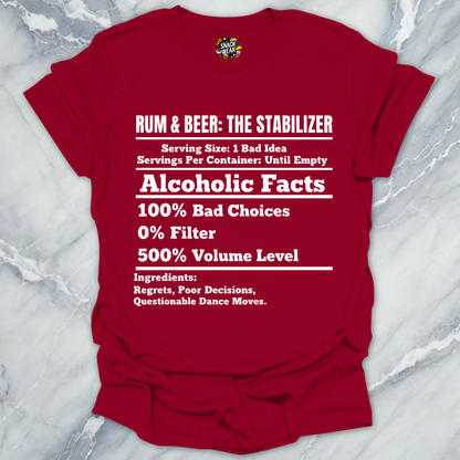 Rum & Beer Stabilizer T-Shirt