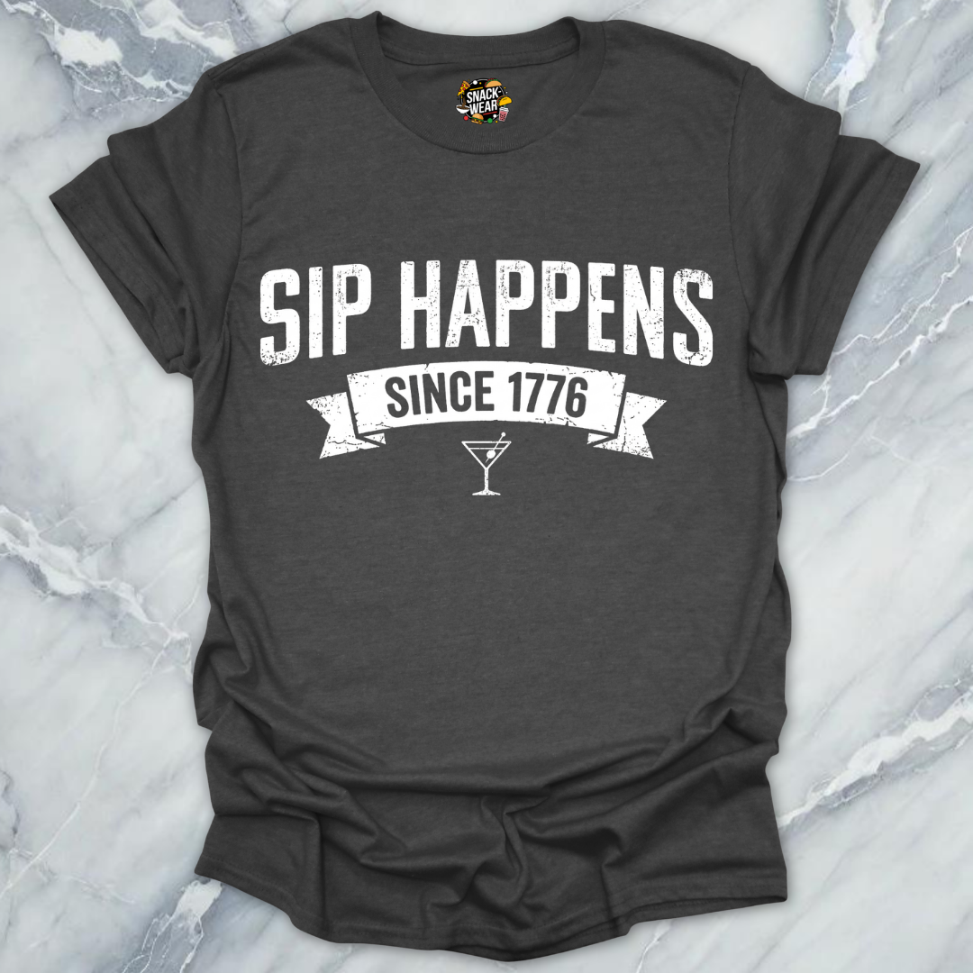 Sip Happens Martini T-Shirt