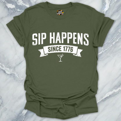 Sip Happens Martini T-Shirt