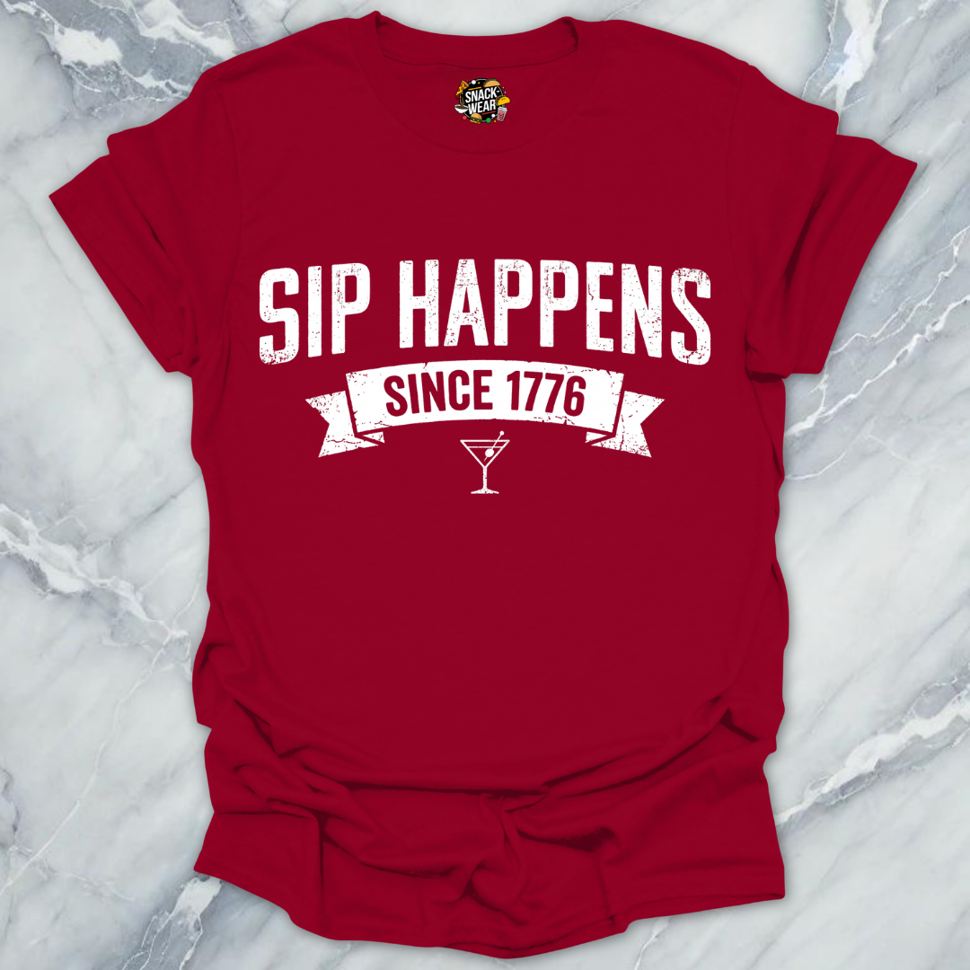 Sip Happens Martini T-Shirt