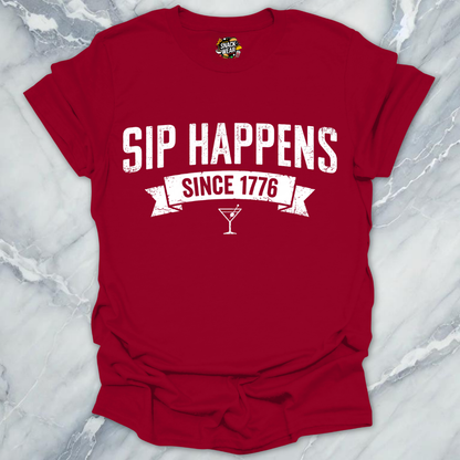 Sip Happens Martini T-Shirt