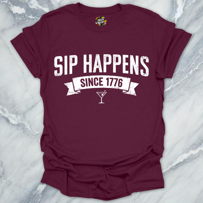 Sip Happens Martini T-Shirt