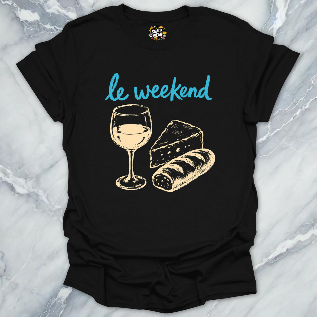 Le Weekend Wine Cheese T-Shirt