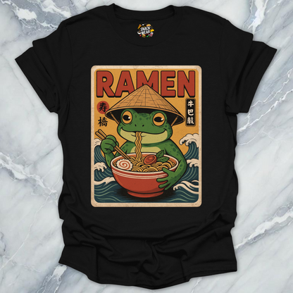 Japanese Noodle Frog Poster T-Shirt