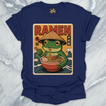 Japanese Noodle Frog Poster T-Shirt