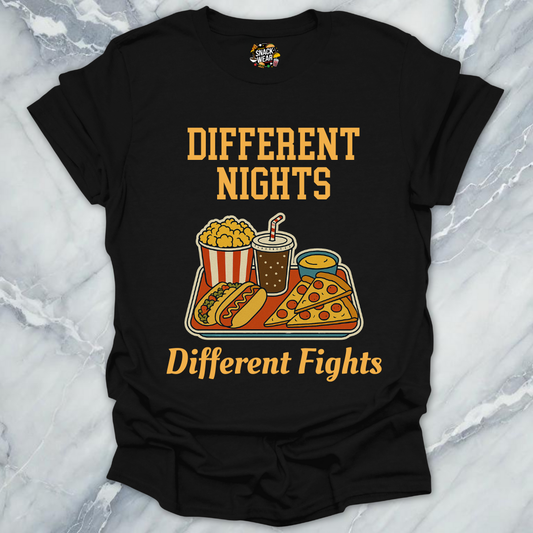 Different Nights Snacks T-Shirt