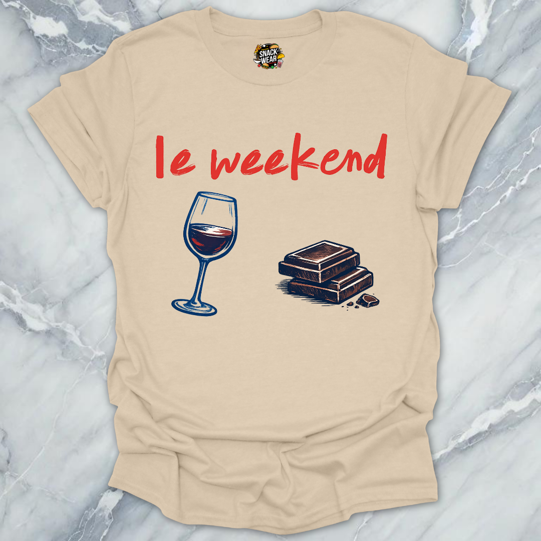 Le Weekend Wine Chocolate T-Shirt