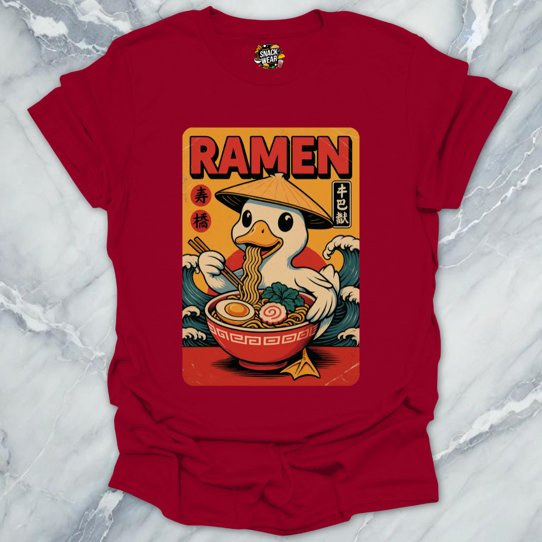Vintage Japanese Noodle Duck T-Shirt