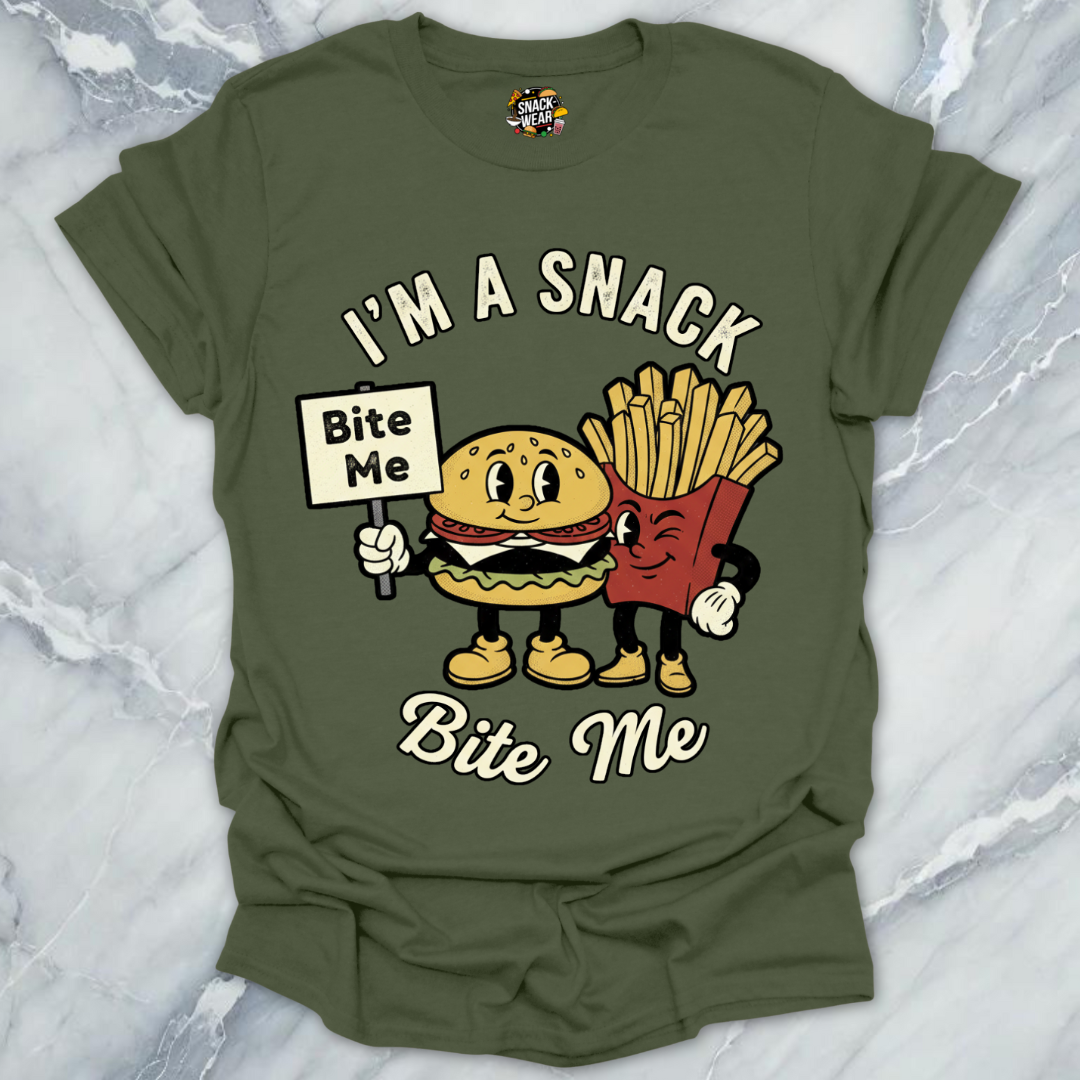 Retro Burger Snack T-Shirt