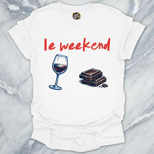 Le Weekend Wine Chocolate T-Shirt
