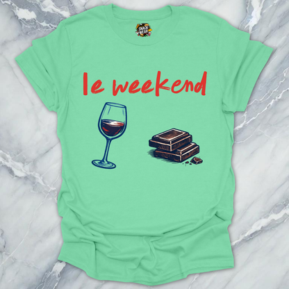 Le Weekend Wine Chocolate T-Shirt