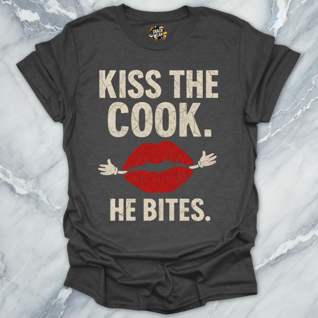 Kiss the Cook He Bites T-Shirt