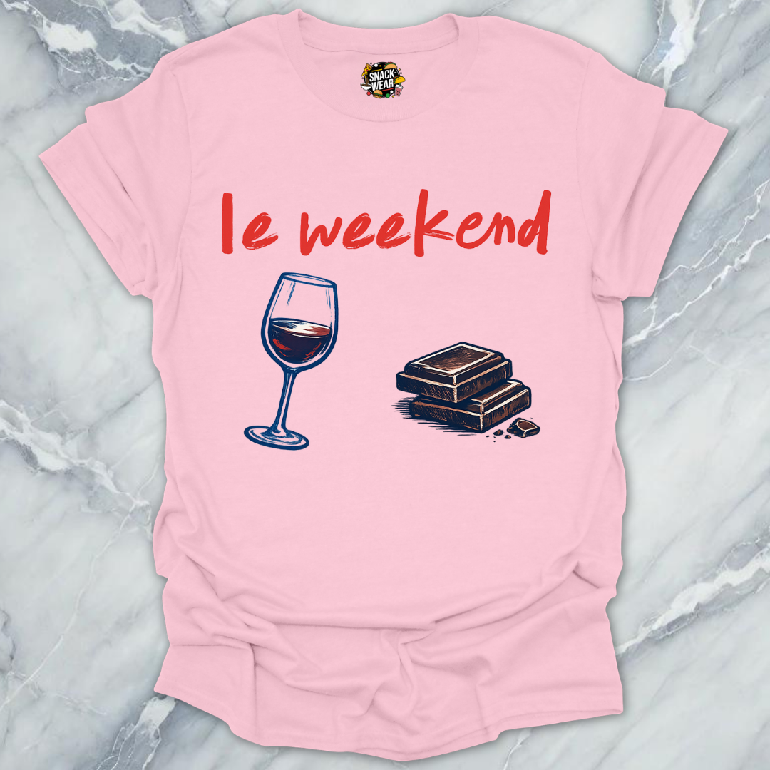 Le Weekend Wine Chocolate T-Shirt