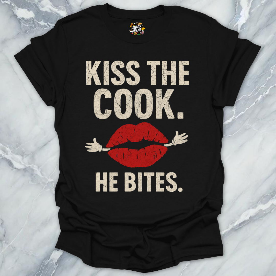 Kiss the Cook He Bites T-Shirt