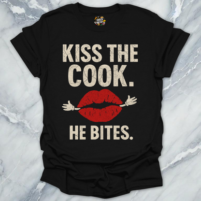Kiss the Cook He Bites T-Shirt