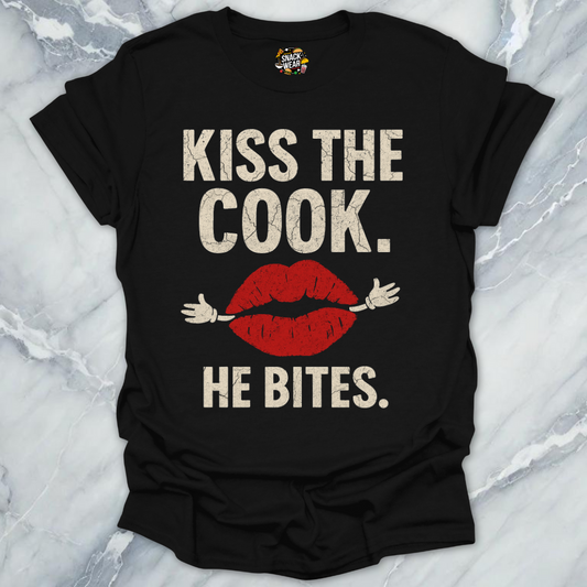 Kiss the Cook He Bites T-Shirt
