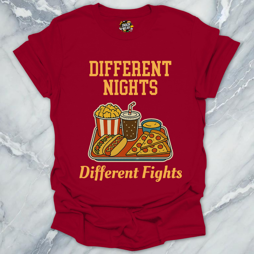 Different Nights Snacks T-Shirt