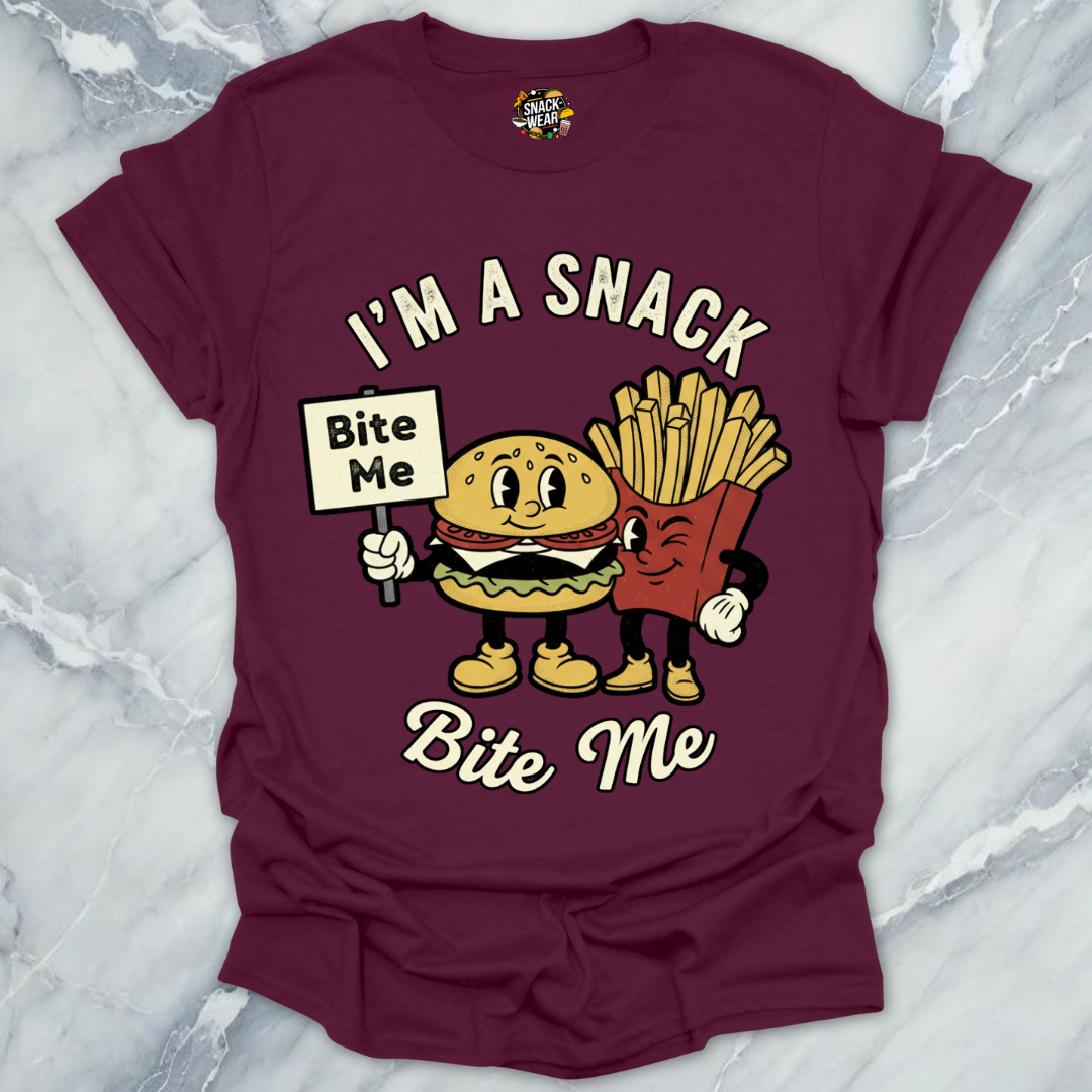 Retro Burger Snack T-Shirt