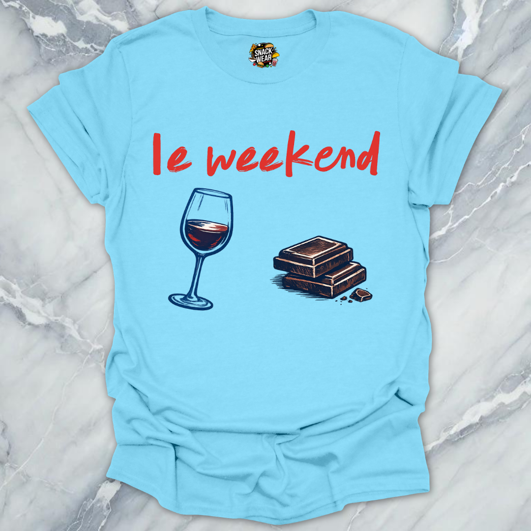 Le Weekend Wine Chocolate T-Shirt