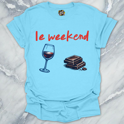 Le Weekend Wine Chocolate T-Shirt