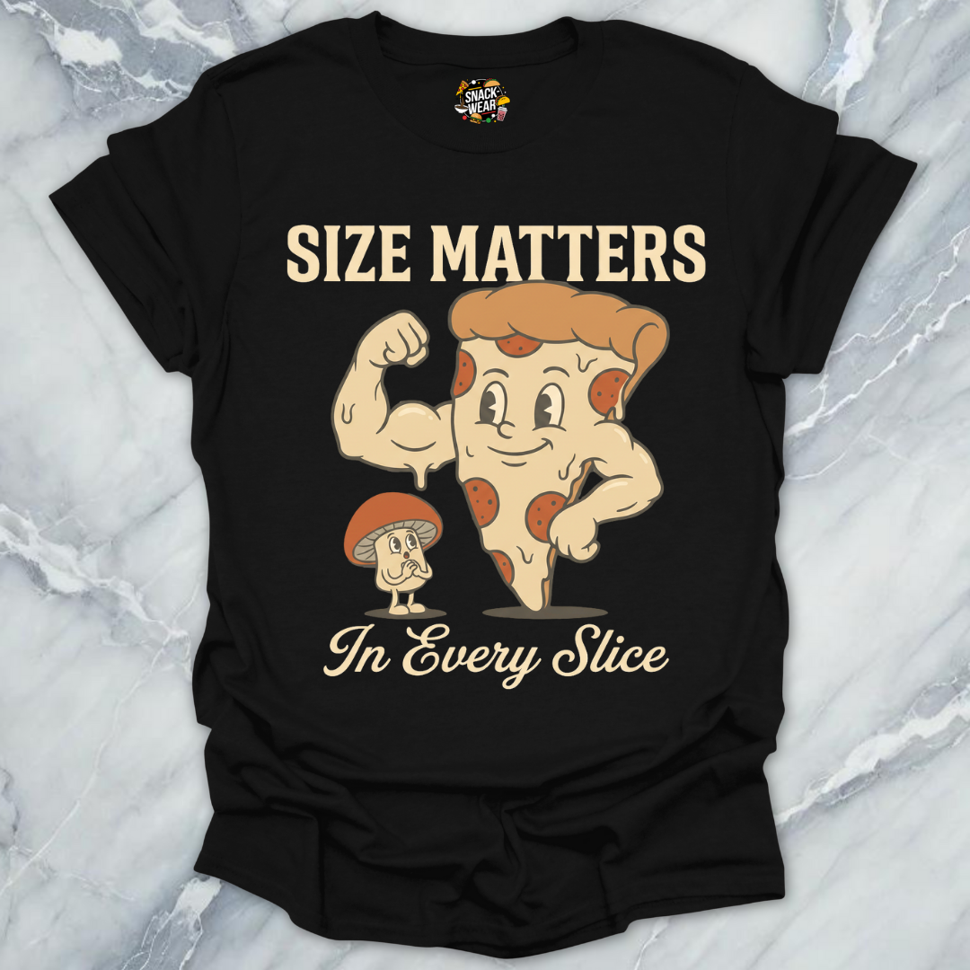 Size Matters Pizza T-Shirt