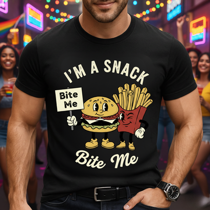 Retro Burger Snack T-Shirt