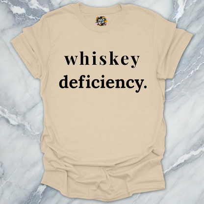 Whiskey Deficiency Minimalist T-Shirt