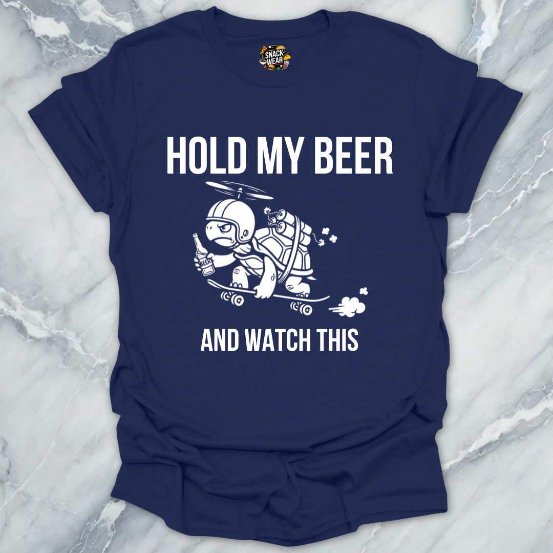 Hold My Beer Turtle T-Shirt