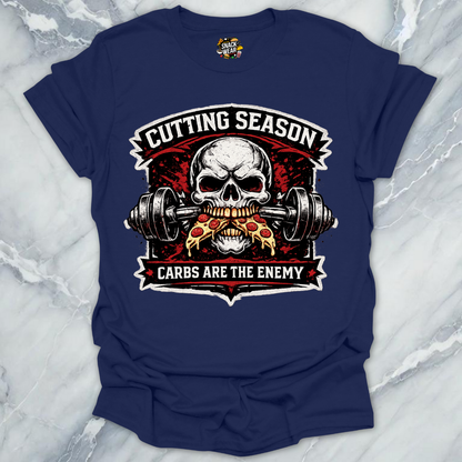 Cutting Season Pizza Skull T-Shirt