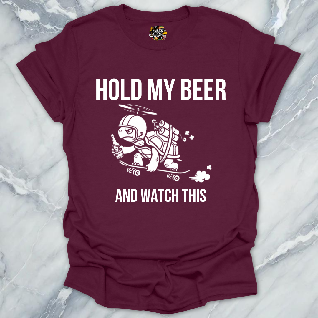 Hold My Beer Turtle T-Shirt