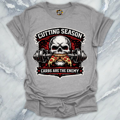 Cutting Season Pizza Skull T-Shirt