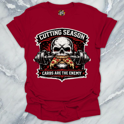 Cutting Season Pizza Skull T-Shirt