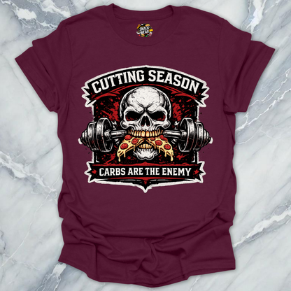 Cutting Season Pizza Skull T-Shirt