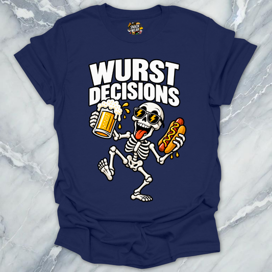 Wurst Decisions Skeleton Shirt
