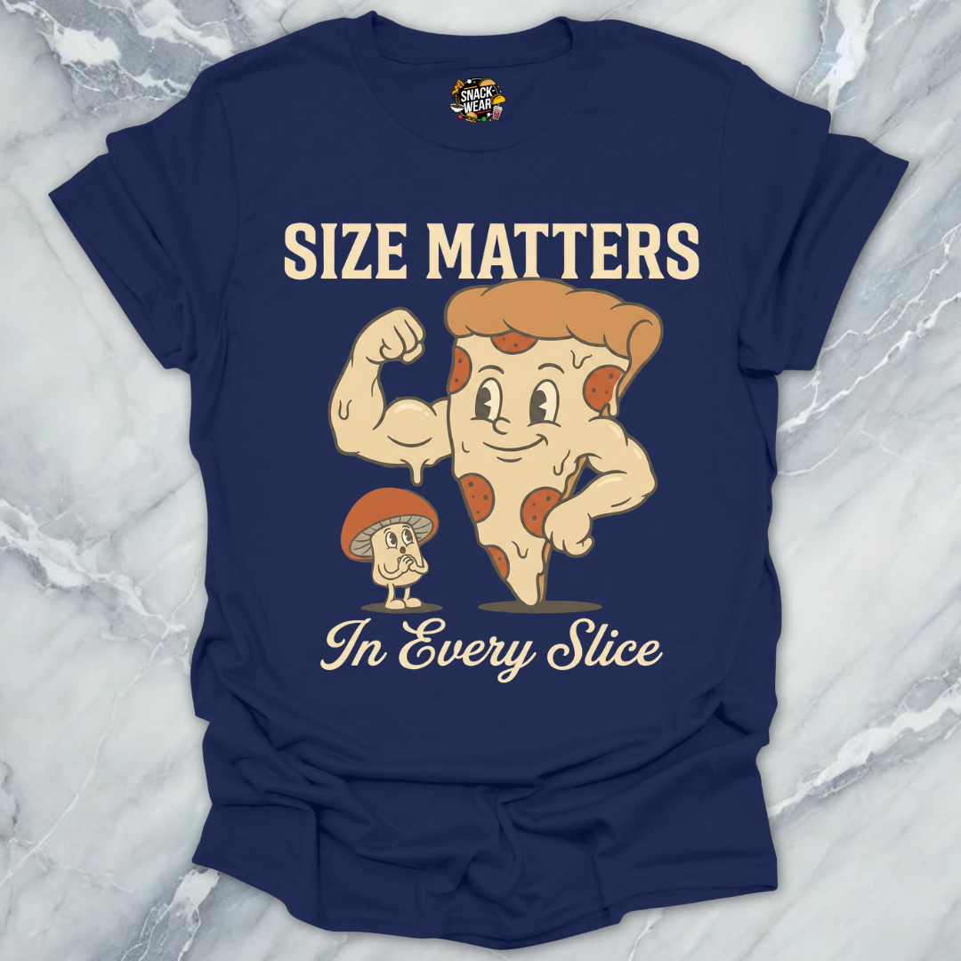 Size Matters Pizza T-Shirt