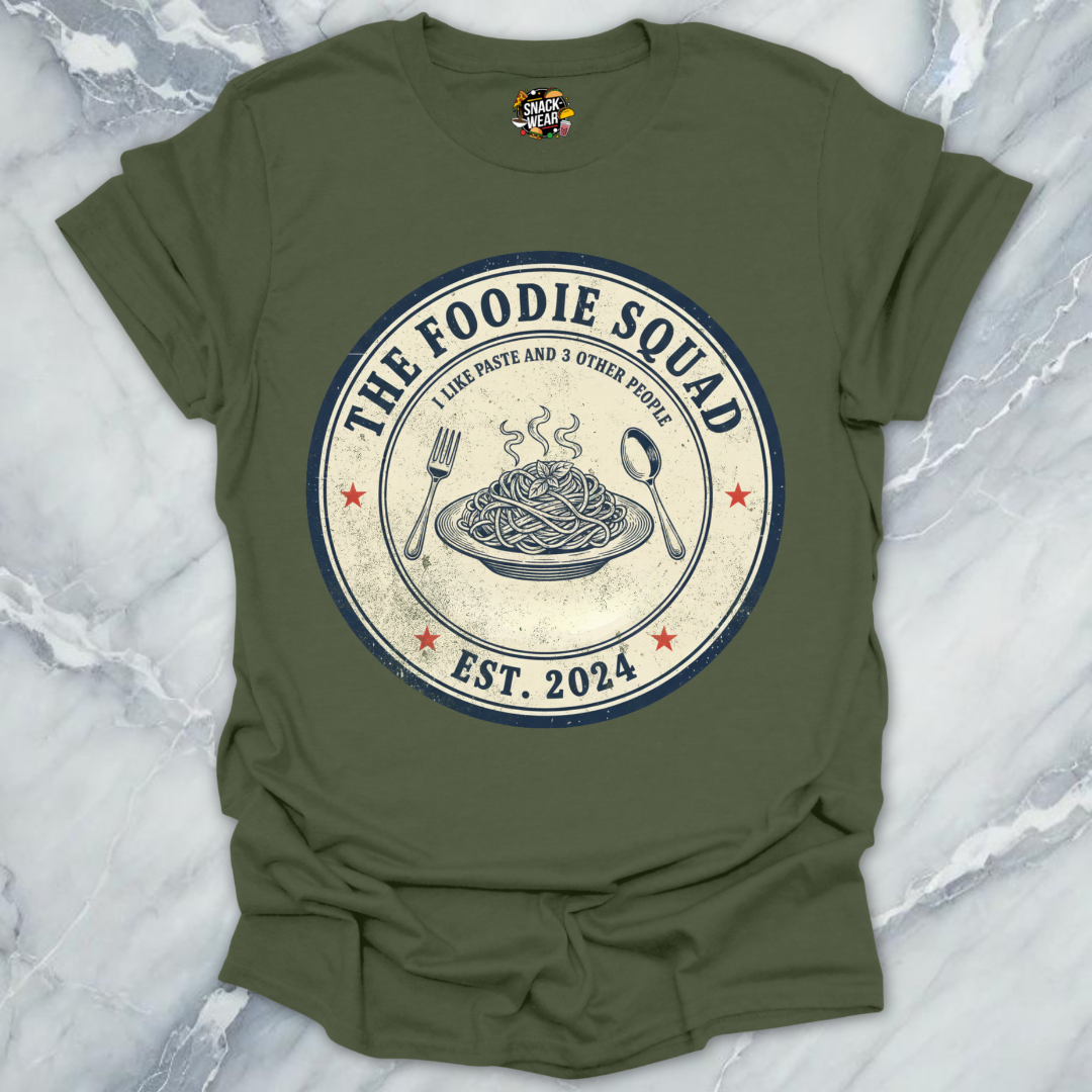Foodie Squad Vintage Pasta T-Shirt