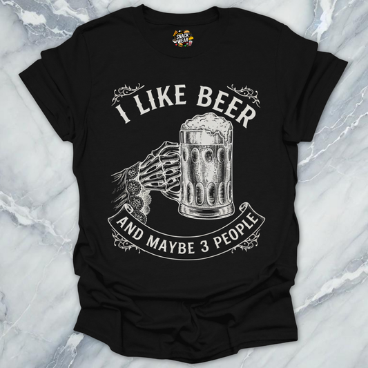Beer Introvert Skeleton T-Shirt
