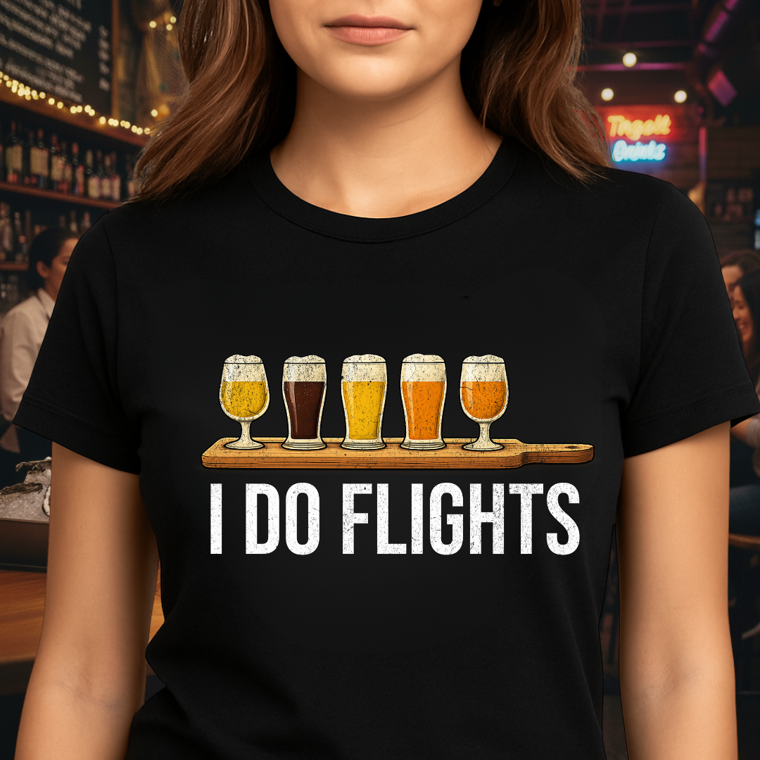 I Do Flights Beer T-Shirt