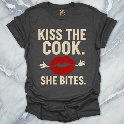 Kiss the Cook She Bites T-Shirt