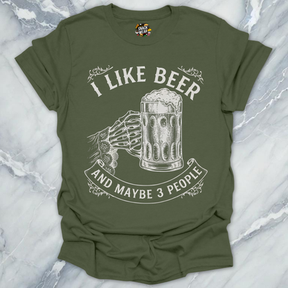 Beer Introvert Skeleton T-Shirt