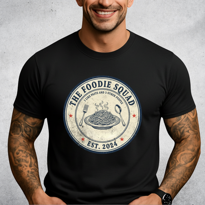 Foodie Squad Vintage Pasta T-Shirt
