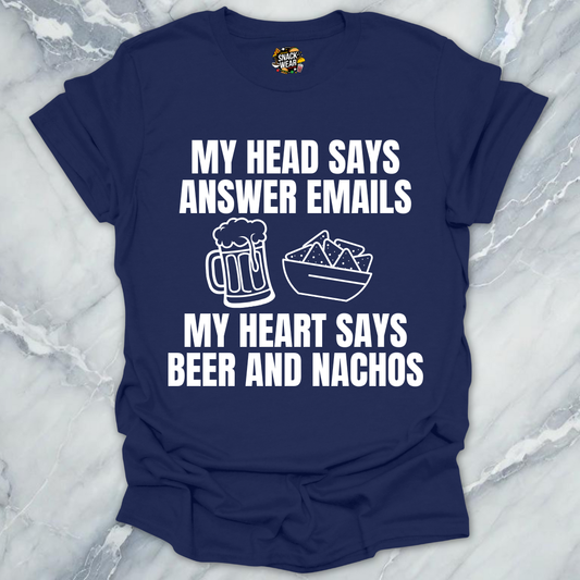 Office Beer And Nachos T-Shirt