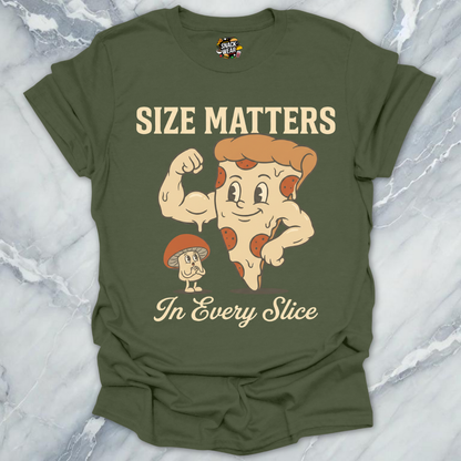 Size Matters Pizza T-Shirt