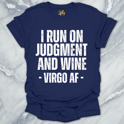 Judgment And Wine Virgo T-Shirt