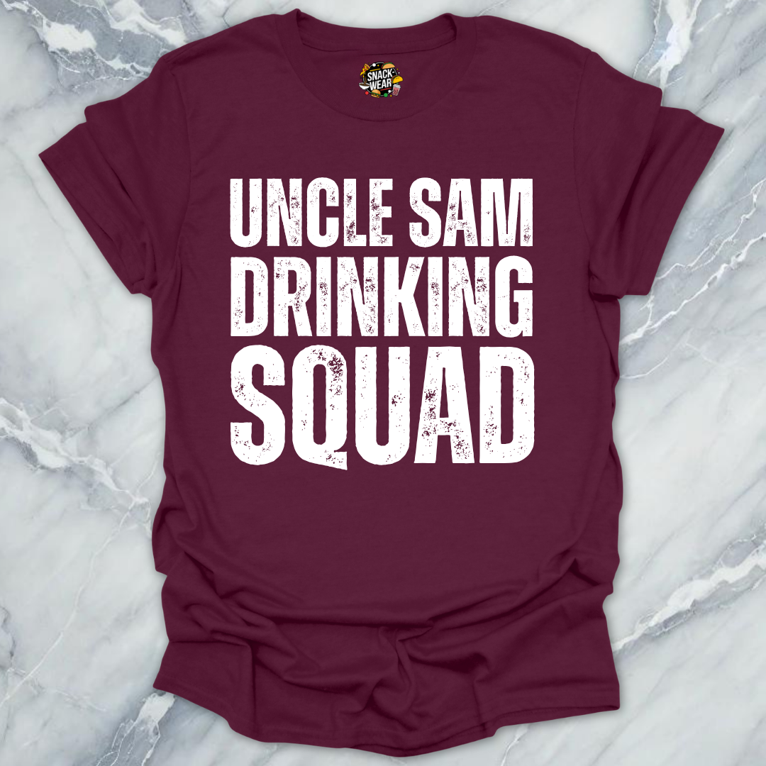 Uncle Sam Drinking Squad T-Shirt